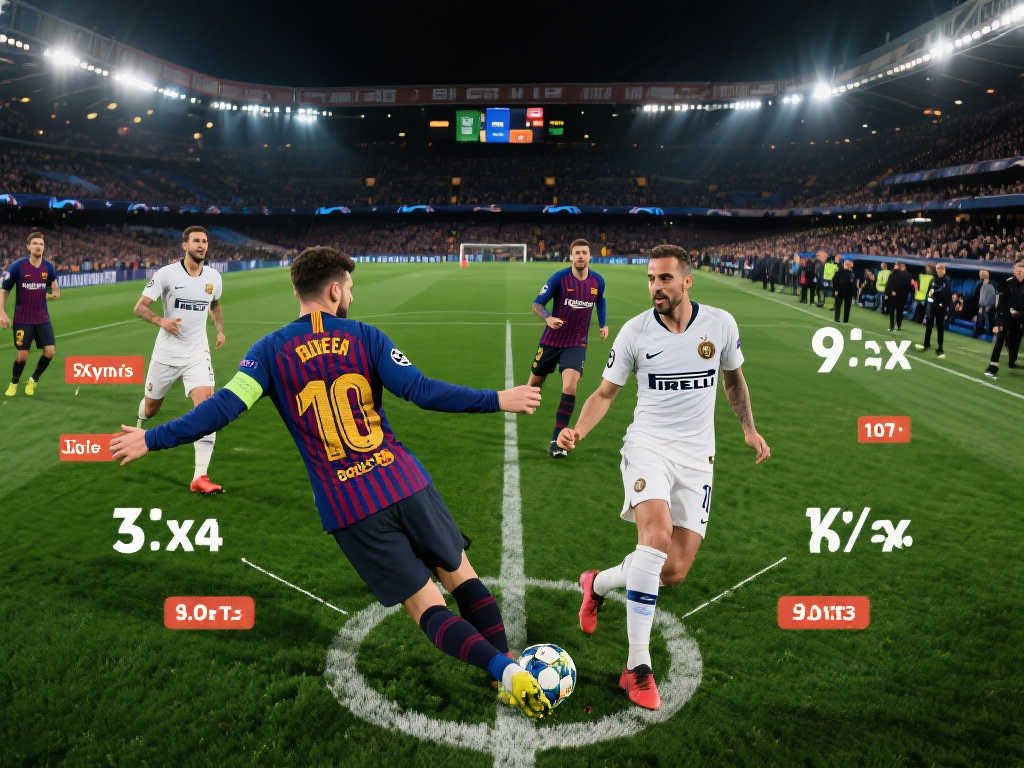 欧冠焦点战：国米与巴萨两回合比分9次反转